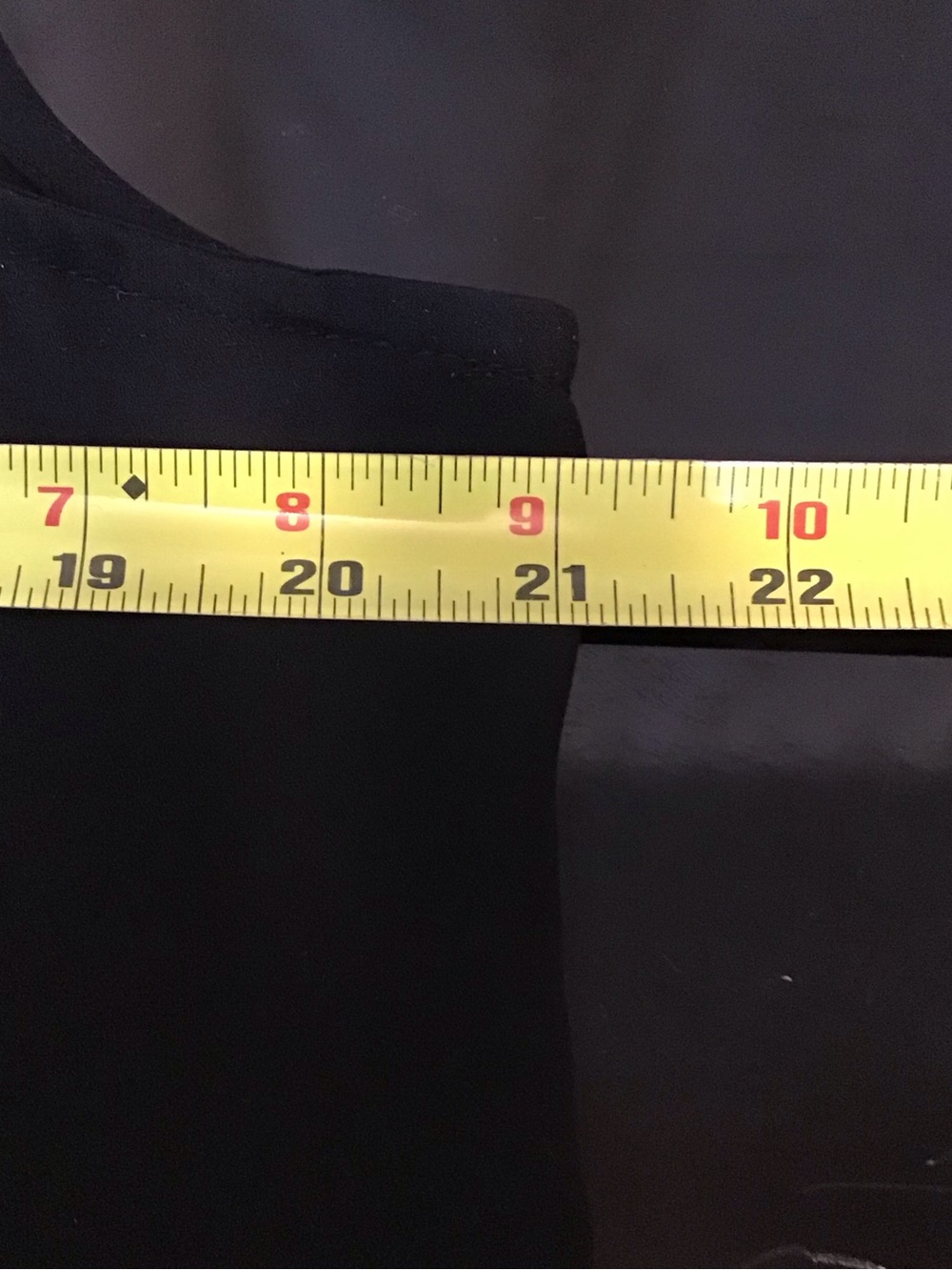 237 Apt. 9 Sleeveless Collared Button-Front Tunic Split in back- Black - Picture 6 of 7